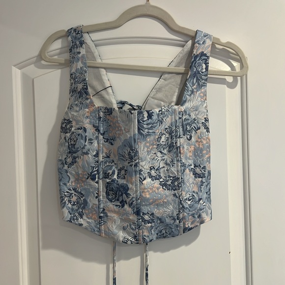 Floral corset top - yellow the label - Picture 5 of 8